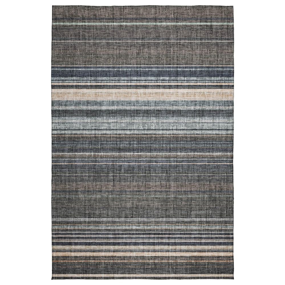 Dalyn Rug Company Portico PO2 Chocolate 5" x 7"6" Area Rug, , large