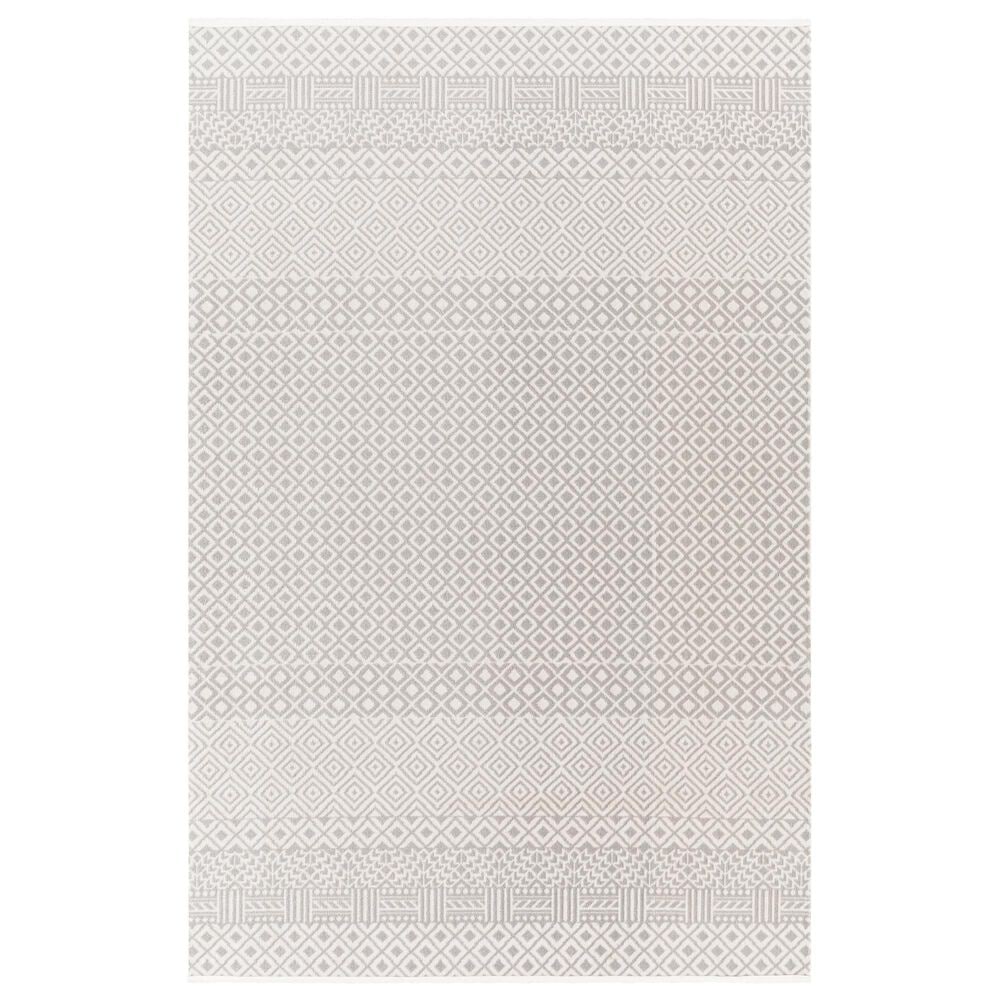 Surya Lavadora LVR2321 6"7" x 9" Gray and Light Gray Area Rug, , large