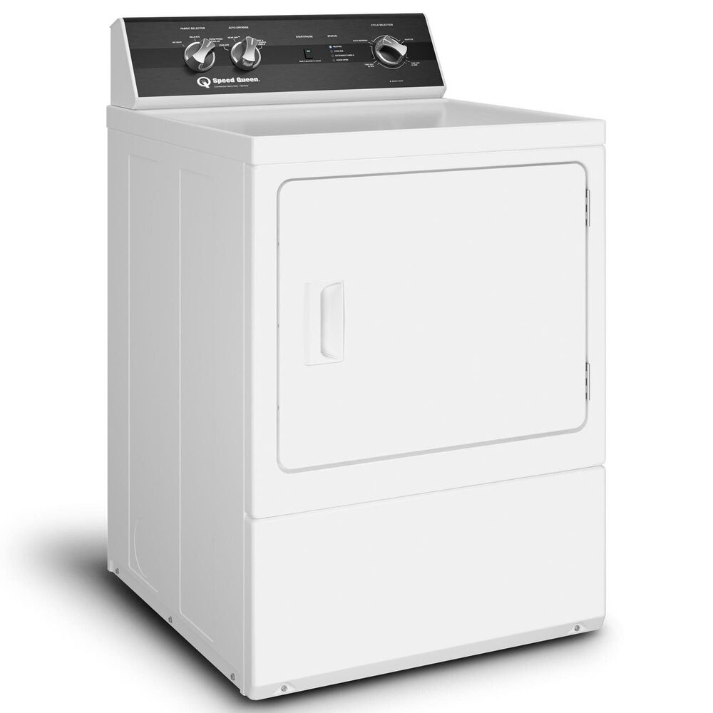 Speed Queen 3.2 Cu. Ft. Top Load Washer and 7.0 Cu. Ft. Front Load Gas Dryer Laundry Pair with 4-Preset Cycles in White, , large