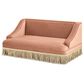 Jennifer Taylor Home Duchess 33" Medium Princess Pet Bed Sofa with Fringe Skirt in Peach Orange, , large