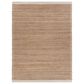 L&R Resources Natural Fiber 03386 Natural 5" x 7"9" Area Rug, , large