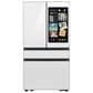 Samsung 22.5 Cu. Ft. Bespoke Counter Depth 4-Door French Door Refrigerator with AI Family Hub+ AI Vision Inside in White Glass, , large