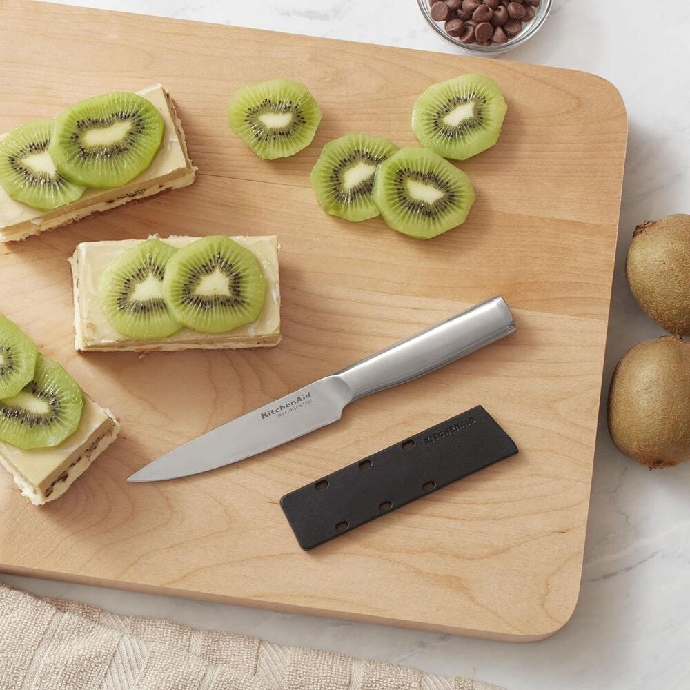 KitchenAid Gourmet 4.5&quot; Serrated Paring Knife in Stainless Steel, , large