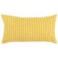 Rizzy Home 14" x 26" Polyester Filled Striped Lumbar Pillow in Yellow, , large