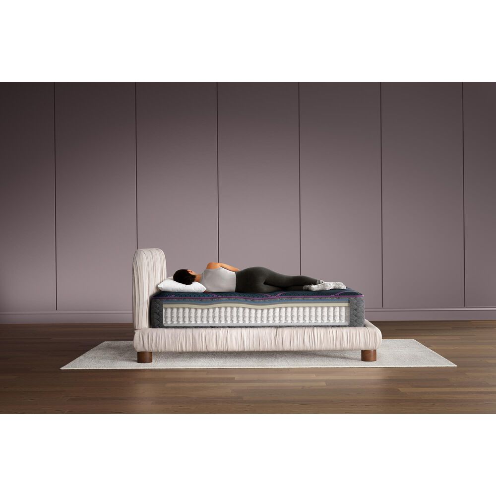 Beautyrest World Class Hybrid Level Three Medium King Mattress with High Profile Box Springs, , large