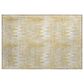 Dalyn Rug Company Soft Essentials Chevron Gold 1"8" x 2"6" Area Rug, , large
