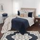 Rizzy Home Geometric 20" x 26" Standard Sham in Indigo, , large