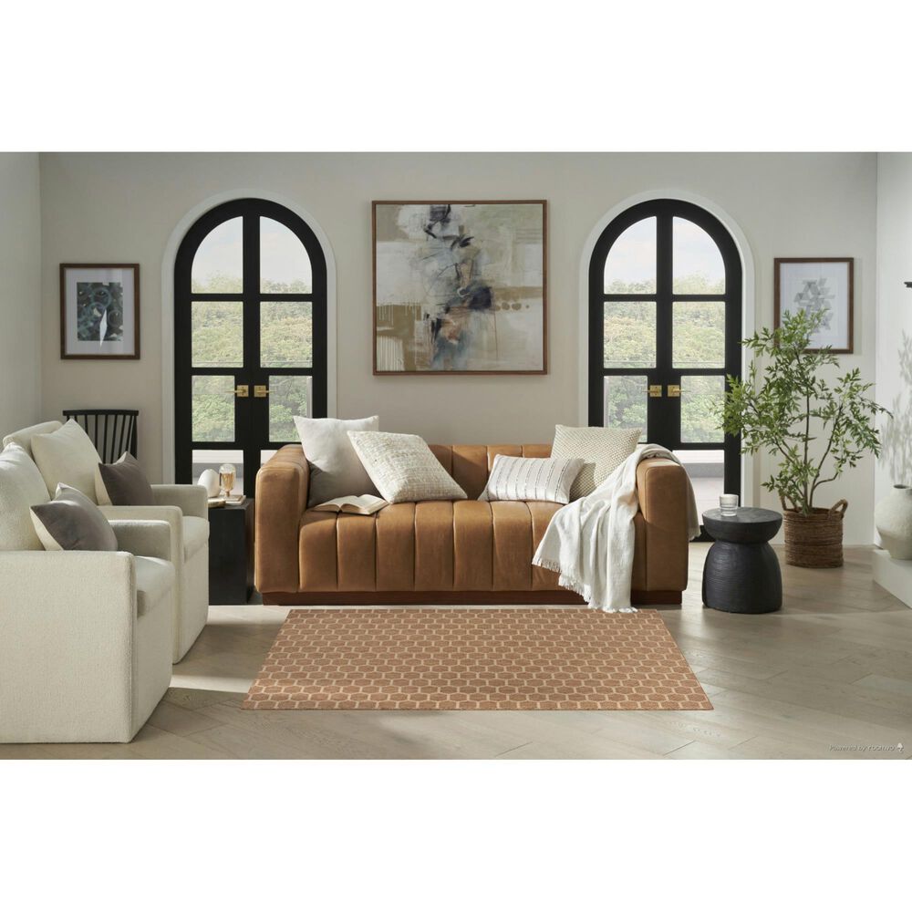 Nourison Twist Reversible 4&#39; x 6&#39; Natural Indoor/Outdoor Area Rug, , large