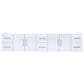 Lexora Home Geneva 84" Double Bathroom Vanity Cabinet Only in Glossy White and 36" LED Mirrors, , large