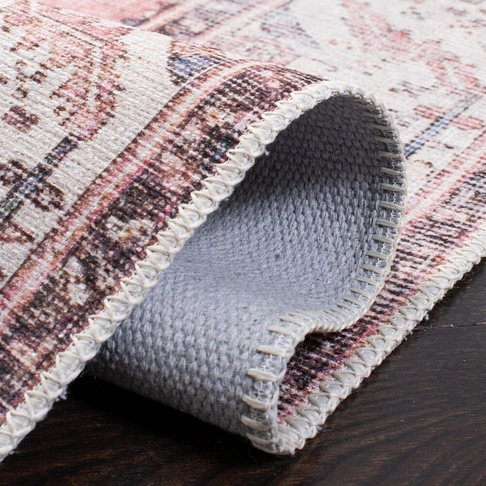 Safavieh Serapi 6&#39;7&quot; Square Ivory and Pink Area Rug, , large