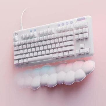 Logitech Aurora G713 Clicky Gaming Keyboard in White, , large