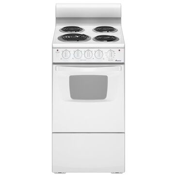 Amana 20" Freestanding Electric Range in White, , large