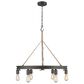 Golden Lighting Chatham 6-Light Chandelier in Gunmetal Bronze, , large