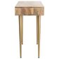 Safavieh Leni Desk in Natural/Brass, , large