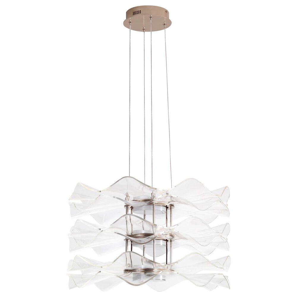 Golden Lighting Vetrina 3-Light Pendant in Light Gold, , large