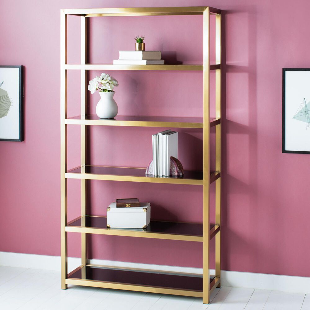 Safavieh Musetta Bookcase in Gold, , large