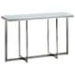 Urban Home Eliza Console Table in Clear Glass, , large