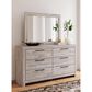 Ashley Broachmyn 6-Drawer Dresser Only in Light Gray, , large