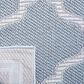 Safavieh Bermuda BMU810M 5"3" x 7"6" Light Blue and Ivory Indoor/Outdoor Area Performance Rug, , large