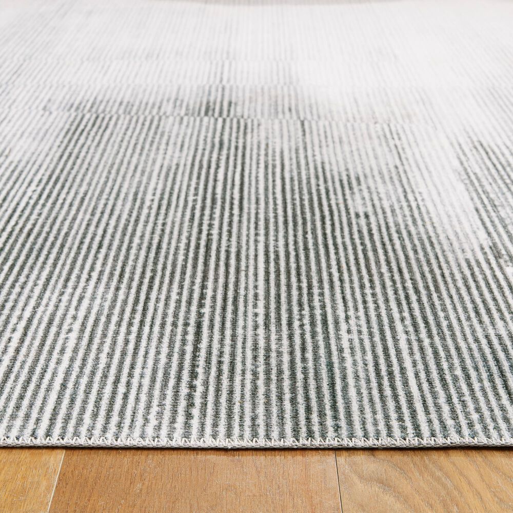 Ashley Milset 5&#39;1&quot; x 6&#39;10&quot; Black, White and Gray Area Rug, , large