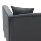 Blue River Everest Sofa in Gray/Brushed Stainless Steel, , large