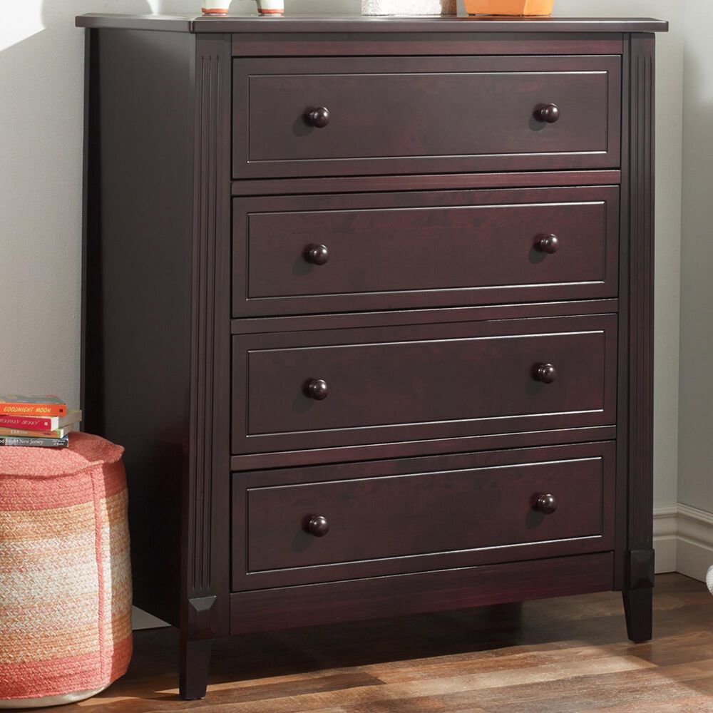 Sorelle Berkley 4-Drawer Chest in Espresso, , large
