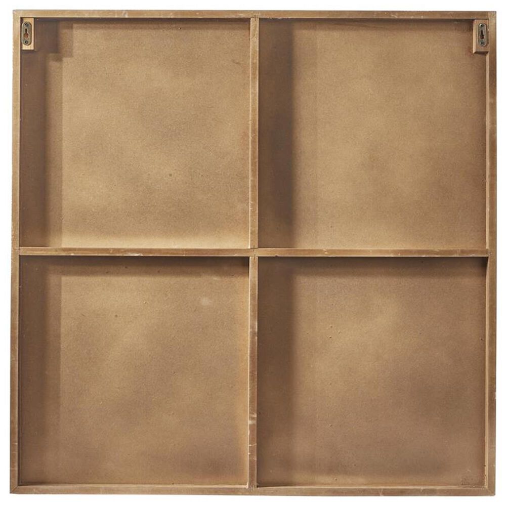 Maple and Jade 36&quot; x 36&quot; Wall Sculpture in Light Brown, , large
