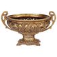 Maple and Jade 19" Traditional Vintage Decorative Bowl in Gold, , large