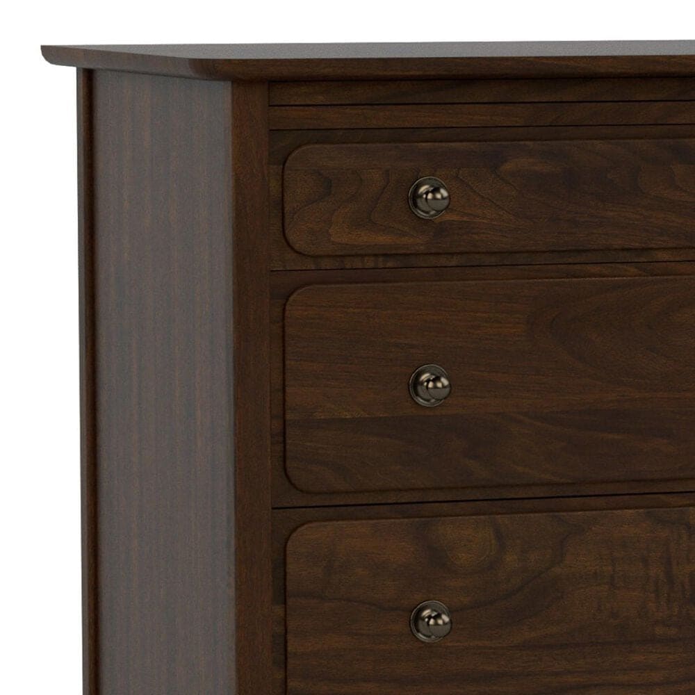 Stickley Furniture Hudson Valley Chest with Pullout Desk in Dark Roast, , large