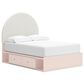 Ashley 5-Piece Full Double Storage Bed Set in Pink, , large