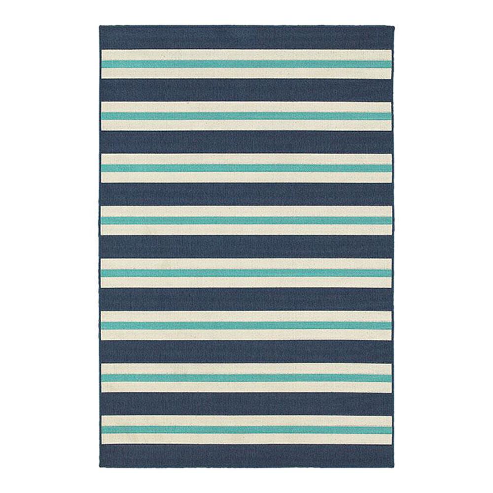 Oriental Weavers Meridian 5701B 8"6" x 13" Blue Area Rug, , large