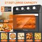 HOMLUX 27.5 Qt Air Fryer Oven in Black, , large