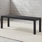 Linon Home Decor Holland Outdoor Bench in Black, , large