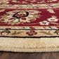 Safavieh Lyndhurst LNH320 8" Round Multicolor and Red Area Rug, , large