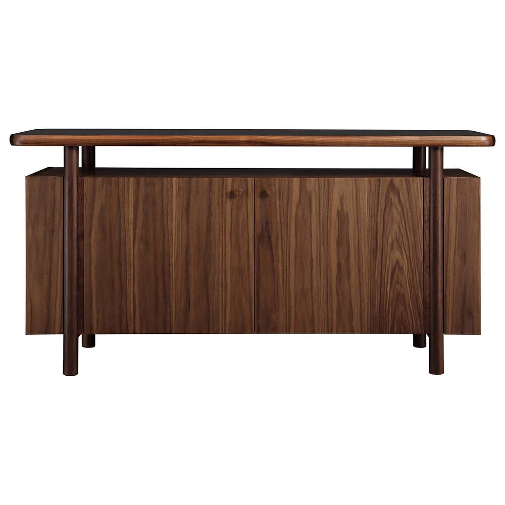 Stickley Furniture Walnut Grove Stone Top Credenza in Walnut, , large