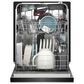 KitchenAid 24" Third Level Jet Rack Dishwasher with 40+ Total Wash Jets and Pocket Handle in Black Ore, , large