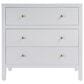 Butler Specialty Company Nora 3-Drawer Dresser in White, , large