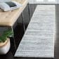 Safavieh Cyrus Shag CYR128F 2"2" x 9" Grey and Ivory Runner, , large