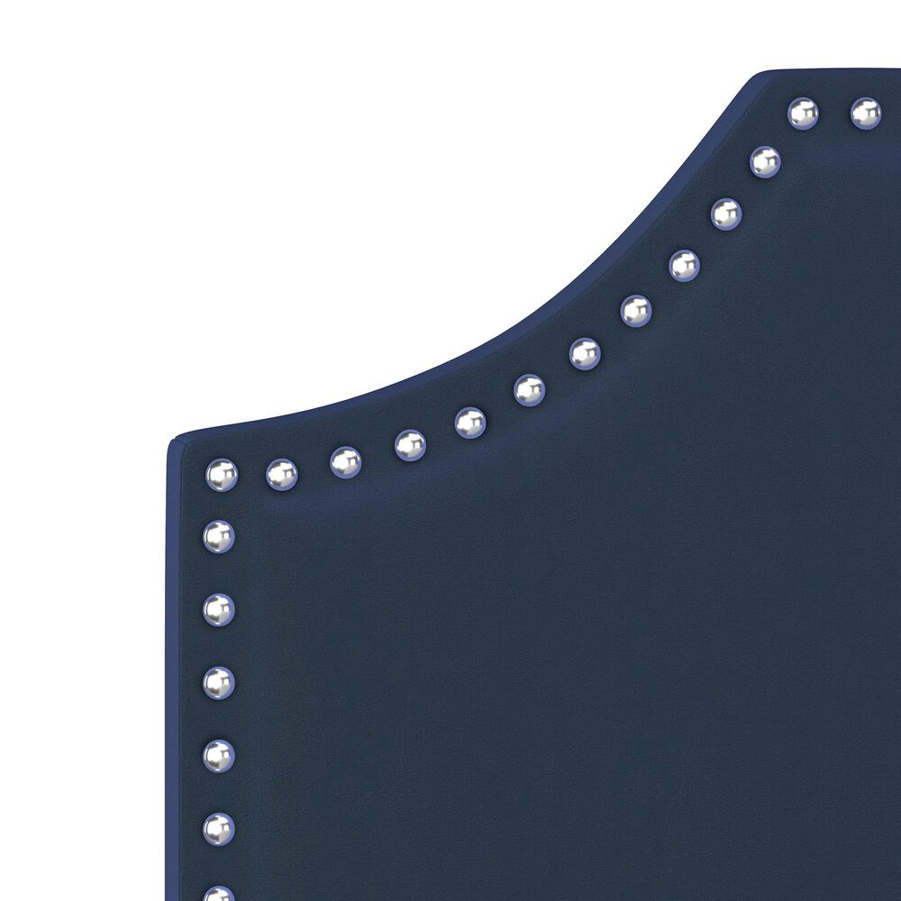The Monday Company Cynthia Upholstered King Headboard in Navy, , large