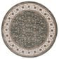 Radici USA Pisa 3743 Light Green 5"3" Round Area Rug, , large