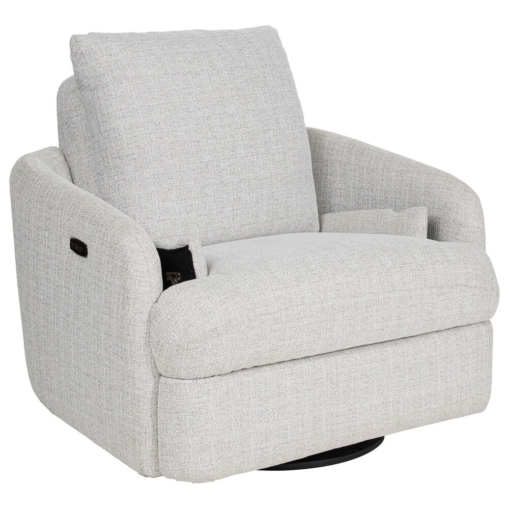 Ashley Alainmont Next-Gen Nuvella Power Swivel Recliner in Stone, , large