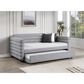 Pacific Landing Patricia Daybed with Trundle in Gray, , large