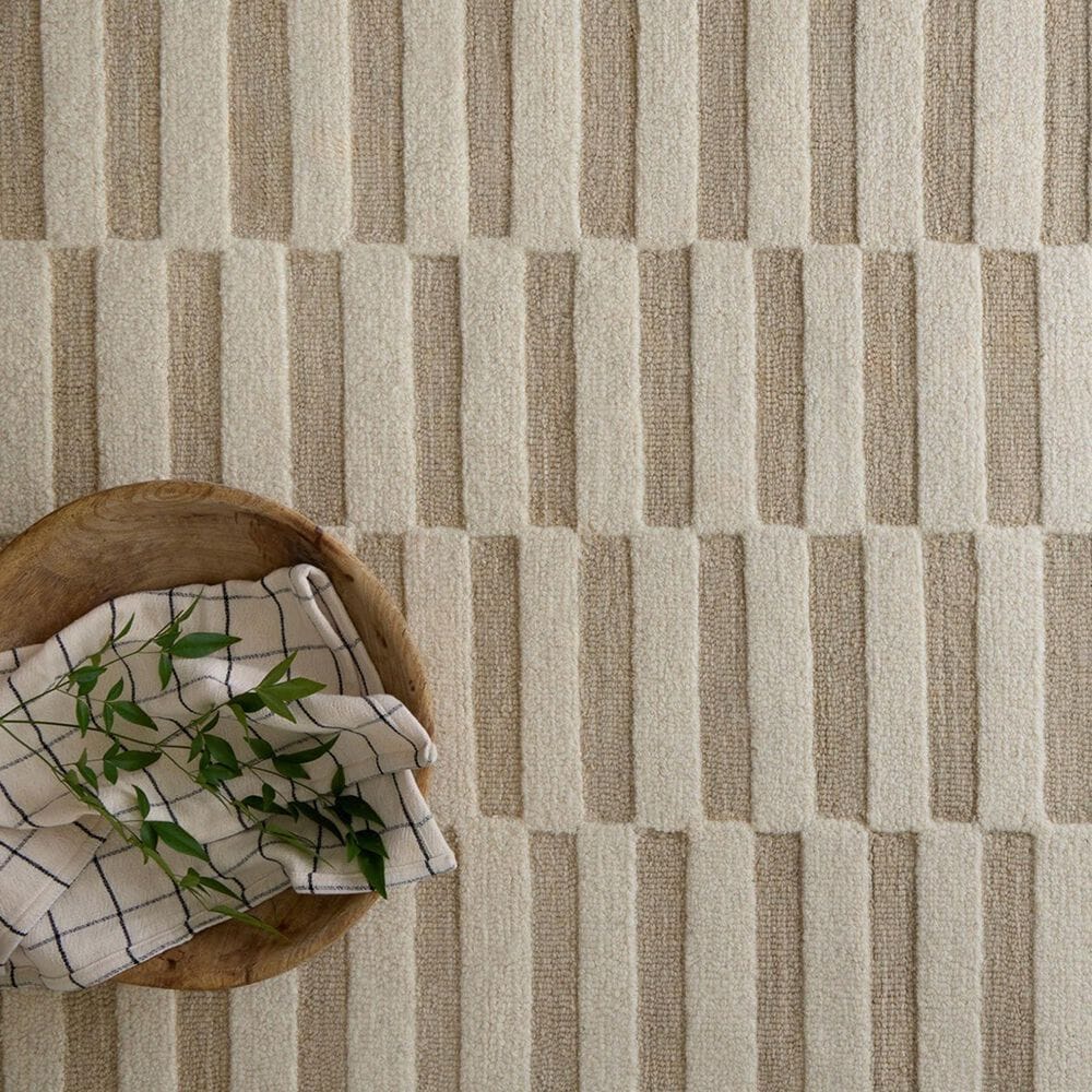 Chris Loves Julia x Loloi Bradley 7&#39;9&quot; x 9&#39;9&quot; Ivory and Beige Area Rug, , large