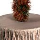 The Gerson Company 3" Potted Pre-Lit Artificial Frosted Pine with White Lights in Green, , large