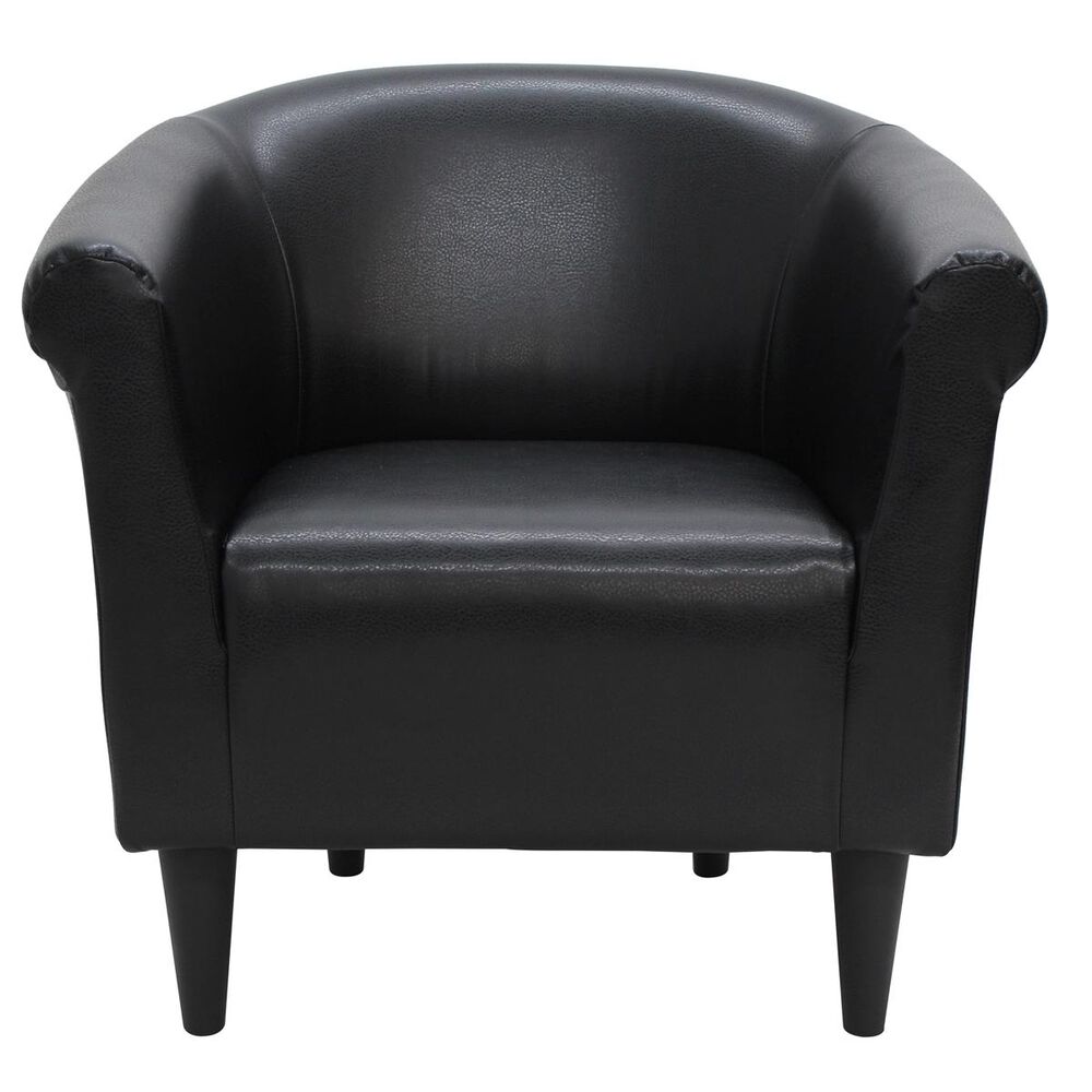 Overman International Corp Accent Chair in Ford Black, , large