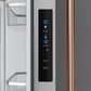 THOR KITCHEN Gordon Ramsay 17.5 Cu. Ft. Counter Depth French Door Refrigerator with Rose Gold Handle Kit in Stainless Steel, , large