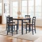 Ashley Gesthaven 5-Piece Counter Height Dining Set in Light Natural and Dark Slate Blue, , large