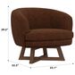 Golden Wave Furniture Moira Swivel Chair in Chili, , large