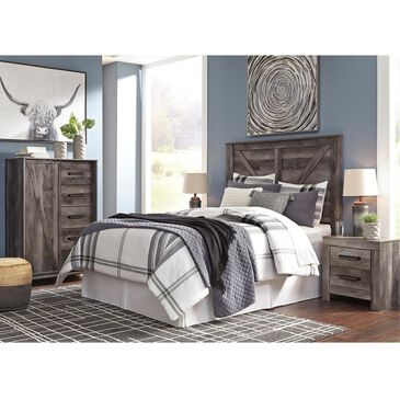 Signature Design by Ashley Wynnlow Queen Panel Headboard in Gray, , large
