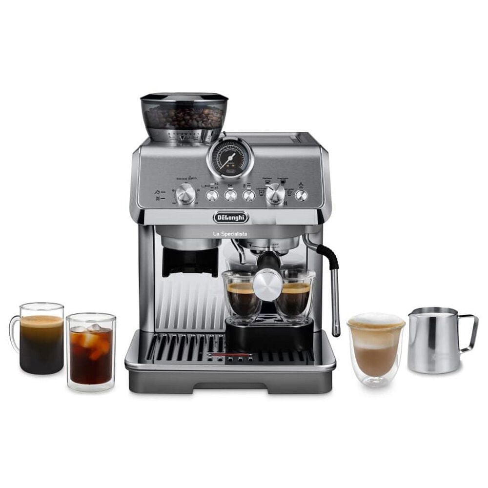 DeLonghi La Specialista Arte Evo 56 Oz Espresso Machine with Cold Brew in Metal, , large